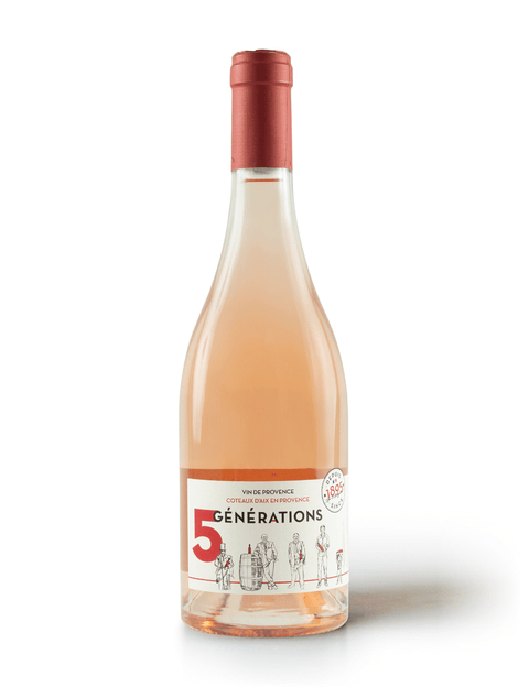 Les Vins Margnat 5 Générations Rosé Coteaux d’Aix-en-Provence 2020